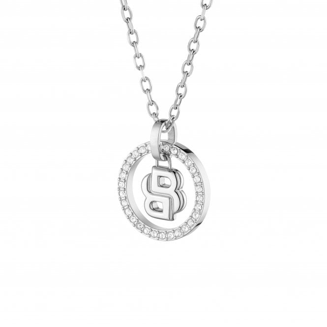 Ladies' Stainless Steel Double B Divine Necklace