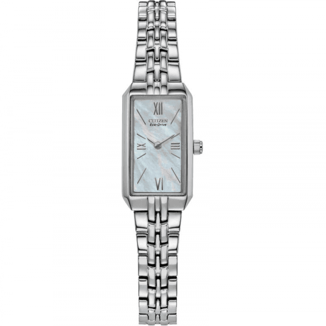 Ladies' Stainless Steel Eco-Drive Watch 