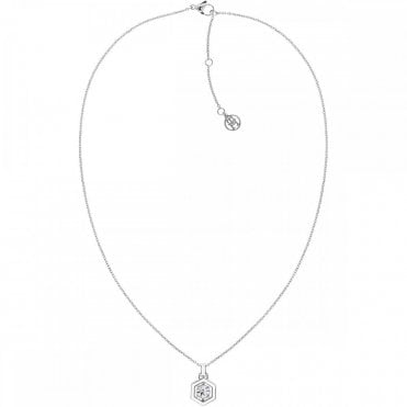 Ladies' Stainless Steel Geometric Necklace