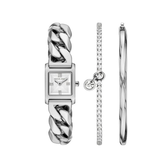 Ladies' Stainless Steel Georgie Watch & Bangle Set