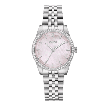 Ladies' Stainless Steel Graceful Crystal Watch
