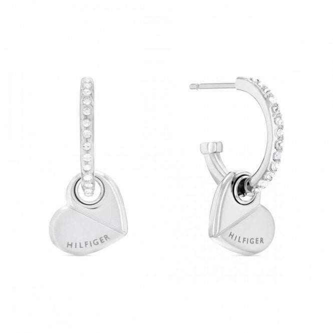 Ladies' Stainless Steel Love Earrings