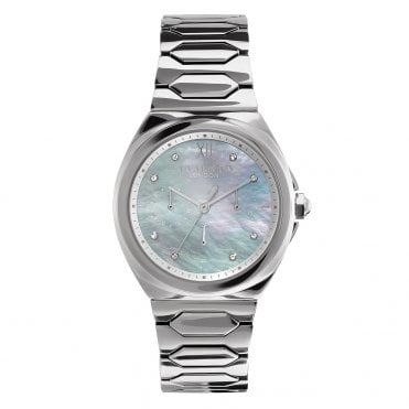 Ladies' Stainless Steel Lustre Watch