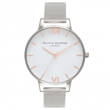 Ladies' Stainless Steel Mesh Classic Watch
