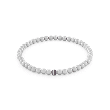 Ladies' Stainless Steel Metal Beads Bracelet