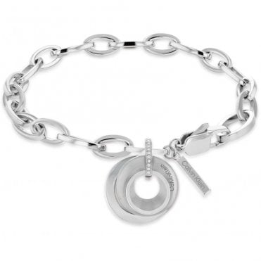 Ladies' Stainless Steel Playful Shimmer Bracelet