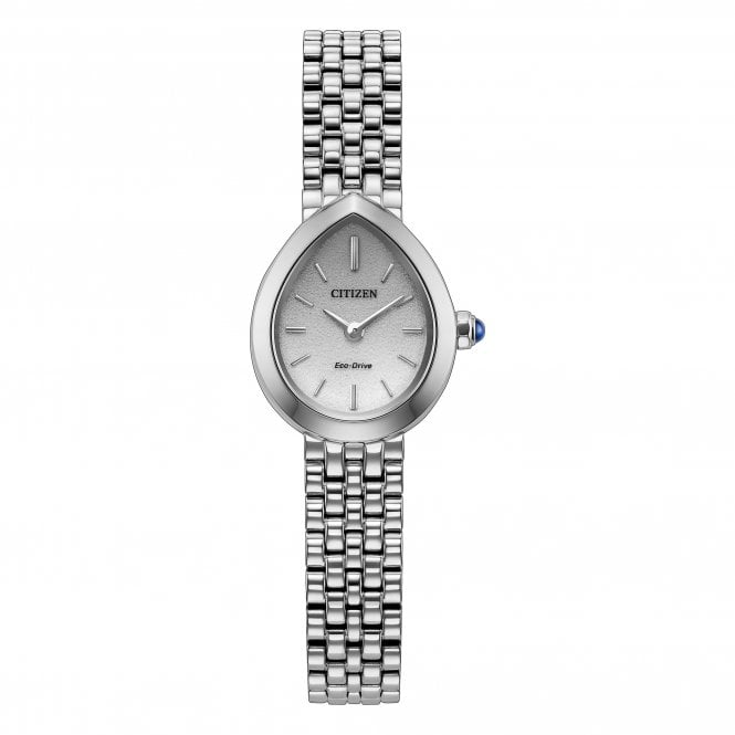 Ladies' Stainless Steel Rainell Eco-Drive Watch