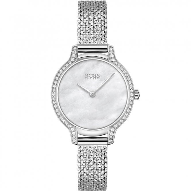 Ladies' Stainless Steel Stone Set Gala Watch