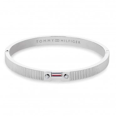 Ladies' Stainless Steel Stripes Bracelet