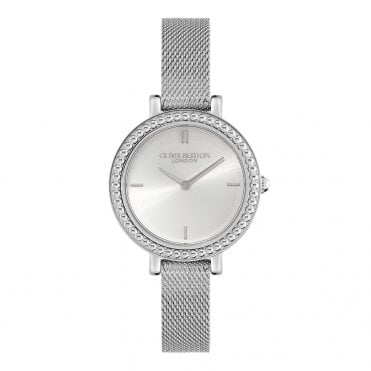 Ladies' Stainless Steel Vintage Bead Watch