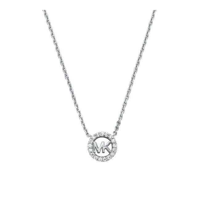 Ladies' Sterling Silver Kors MK Necklace 