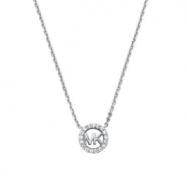 Ladies' Sterling Silver Kors MK Necklace 