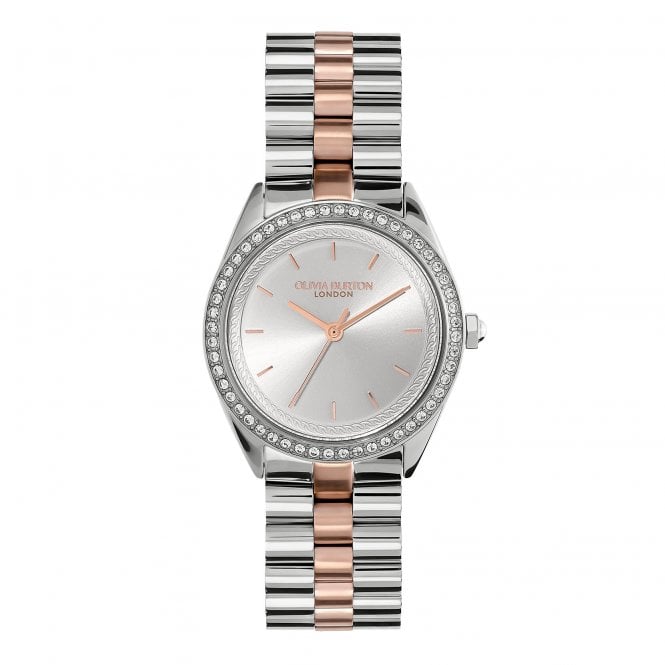 Ladies' Two Tone Bejewelled Watch