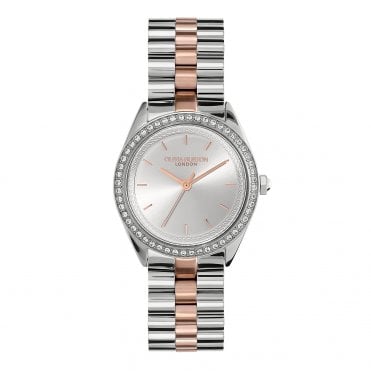 Ladies' Two Tone Bejewelled Watch