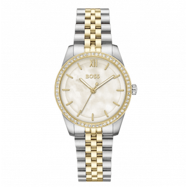 Ladies' Two Tone Graceful Crystal Watch