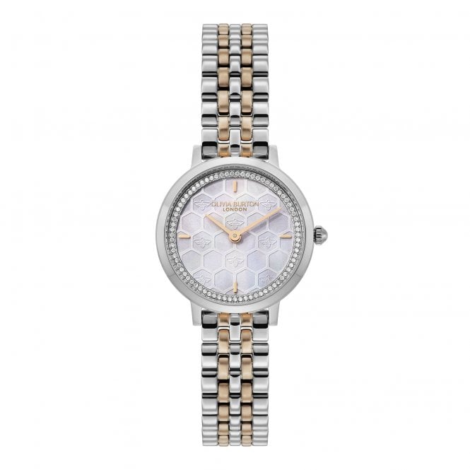 Ladies' Two Tone Honeycomb Watch