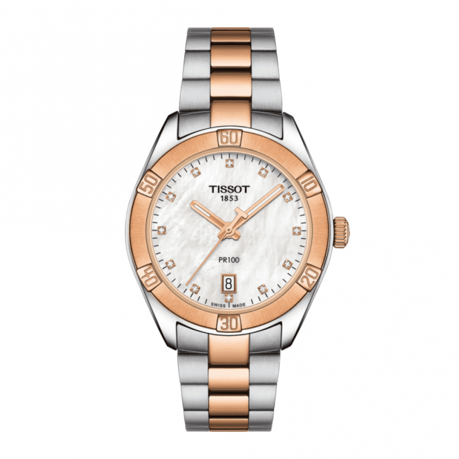Ladies' Two Tone PR100 Sport Chic Watch