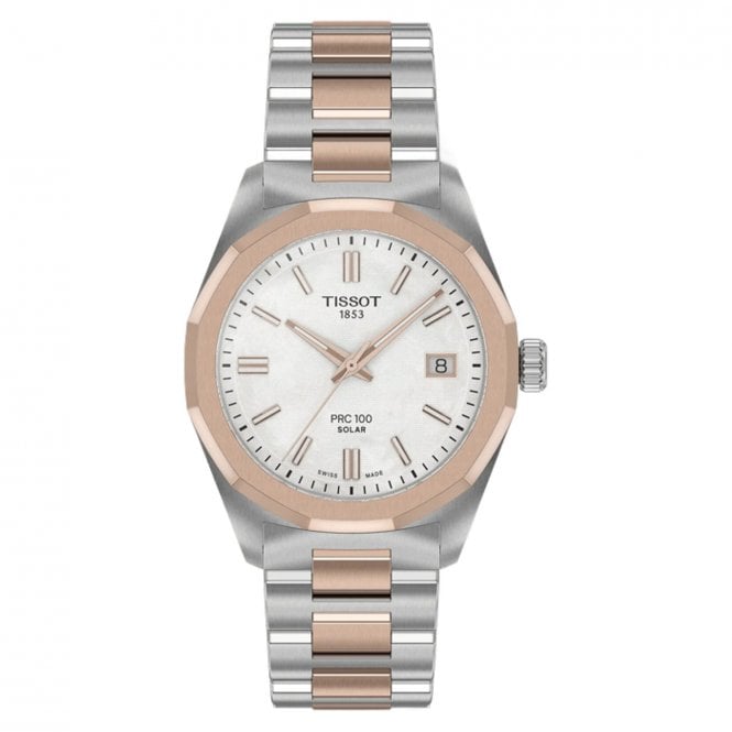 Ladies' Two Tone PRC 100 Solar 34mm Watch