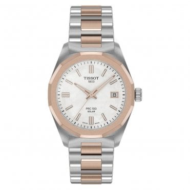 Ladies' Two Tone PRC 100 Solar 34mm Watch
