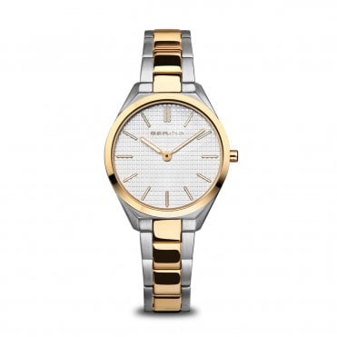 Ladies' Two Tone Ultra Slim Watch