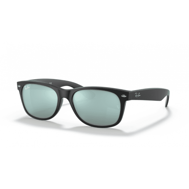 Matte Black NEW WAYFARER FLASH Sunglasses RB2132 622/30 55