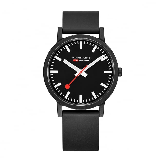 Men's Black 41mm Essence Watch MS1.41120.RB