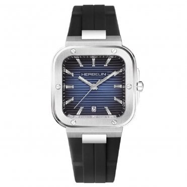 Men's Black FKM Rubber Cap Camarat Sqaure Watch
