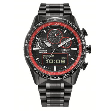 Men's Black Ion-Plated Ltd Edition Red Arrows Skyhawk Watch