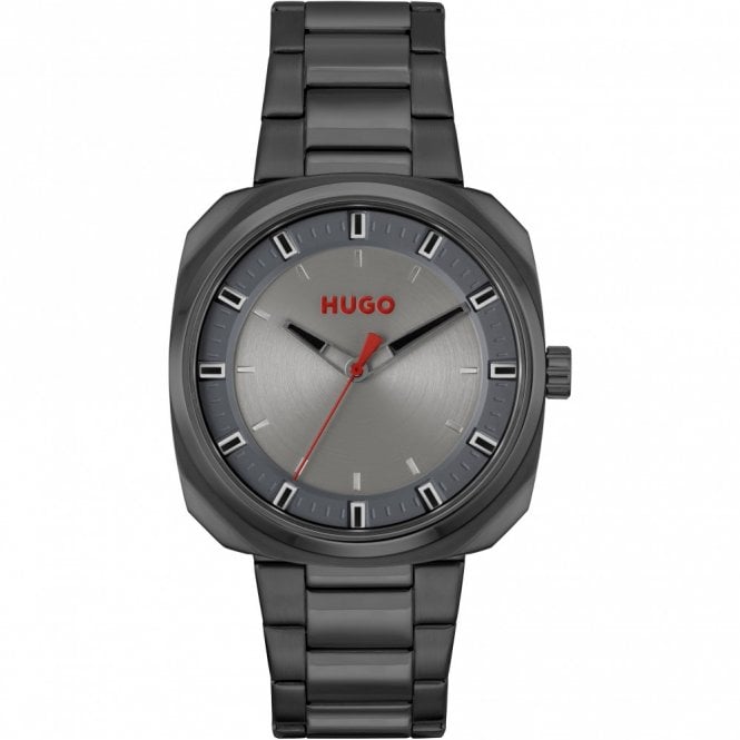 Men's Black Ion Plated SHRILL Watch