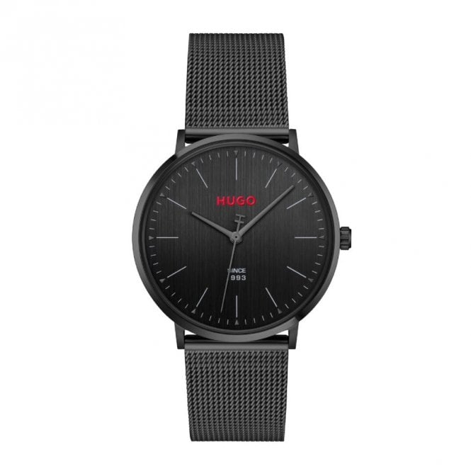 Men's Black Ion Plated Style Watch