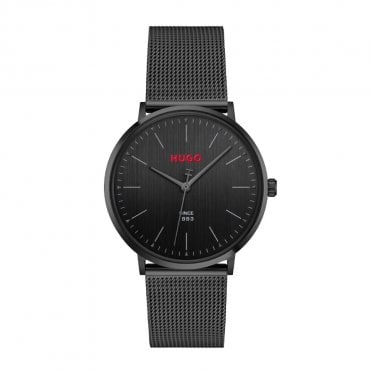 Men's Black Ion Plated Style Watch