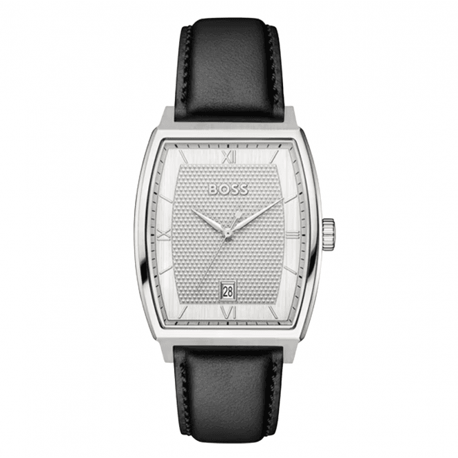 Men's Black Leather Principle Ark Watch