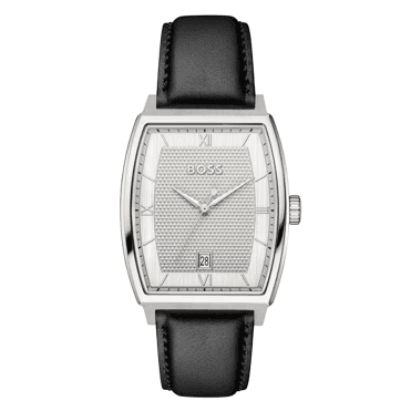 Men's Black Leather Principle Ark Watch