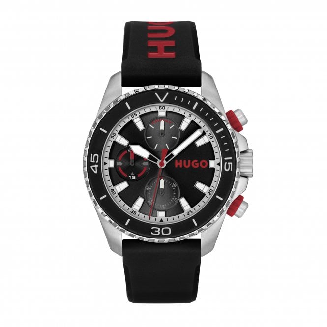 Men's Black Rubber DIVE Watch