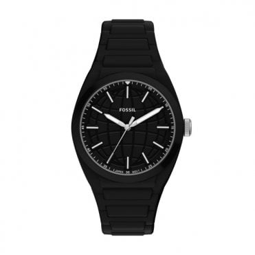 Men's Black Silicone Everett Watch