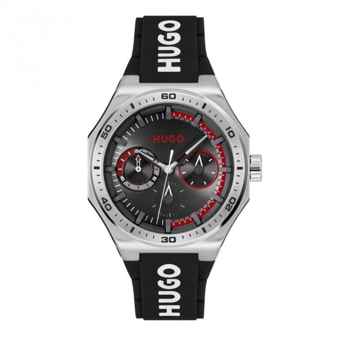 Men's Black Silicone GRAIL Watch