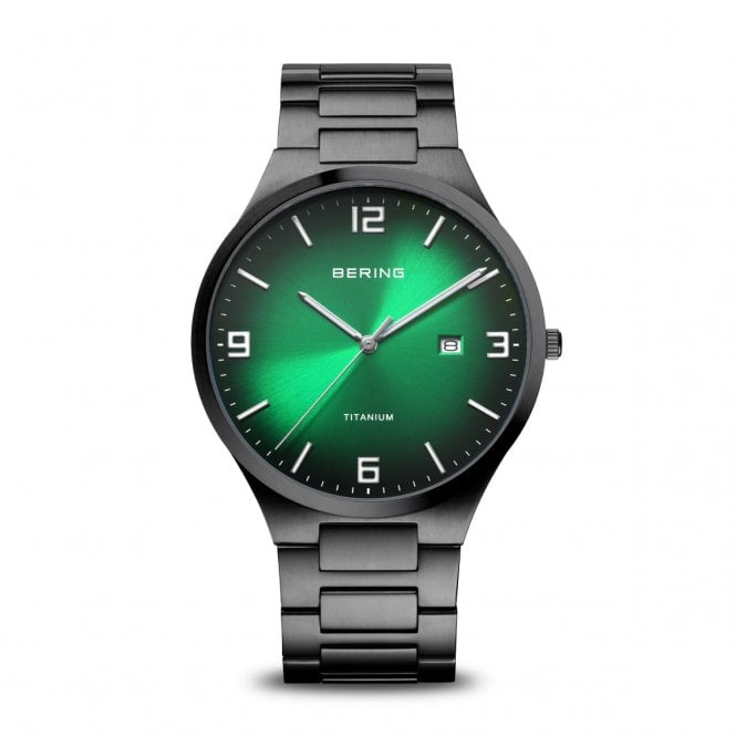 Men's Black Titanium Watch 15240-728