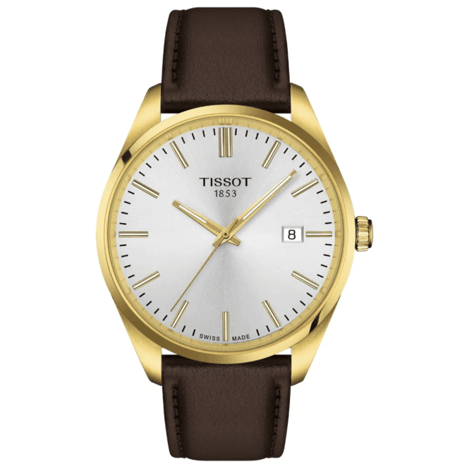 Men's Brown Leather 40mm PR100 Watch