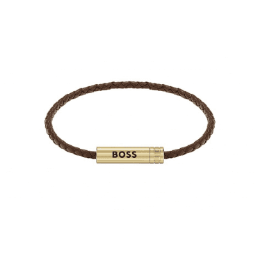 Men's Brown Leather Ares Bracelet