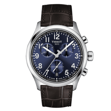 Men's Brown Leather Chrono L Watch
