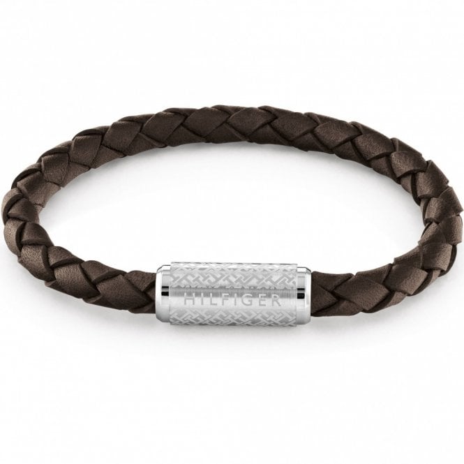 Men's Brown Leather Exploded Bracelet