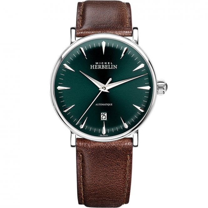 Men's Brown Leather Inspiration Automatic Watch