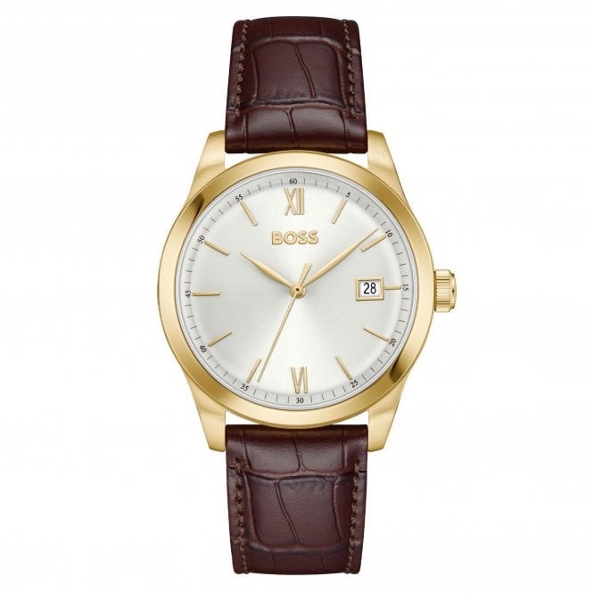 Men's Brown Leather Langford Watch