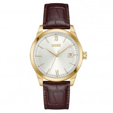 Men's Brown Leather Langford Watch
