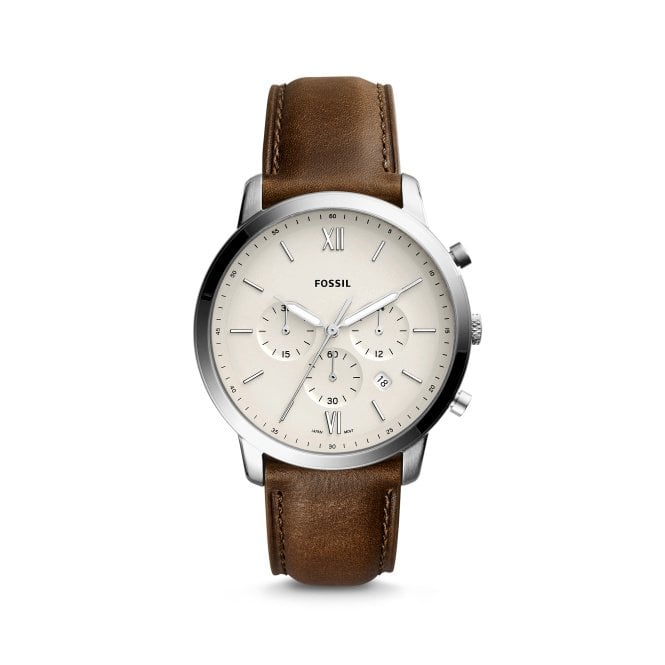 Men's Brown Leather Neutra Chrono Watch