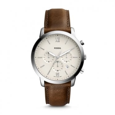 Men's Brown Leather Neutra Chrono Watch