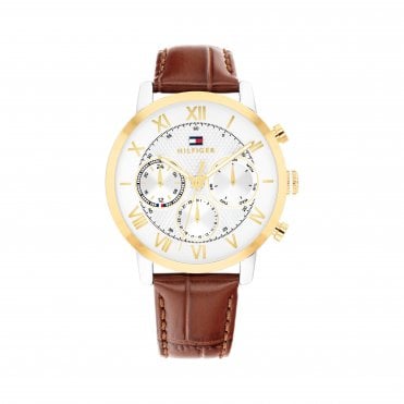 Men's Brown Leather Oxford Watch