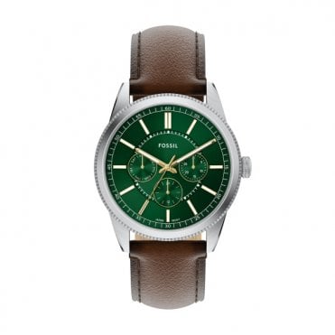 Men's Brown Leather Pearson Watch