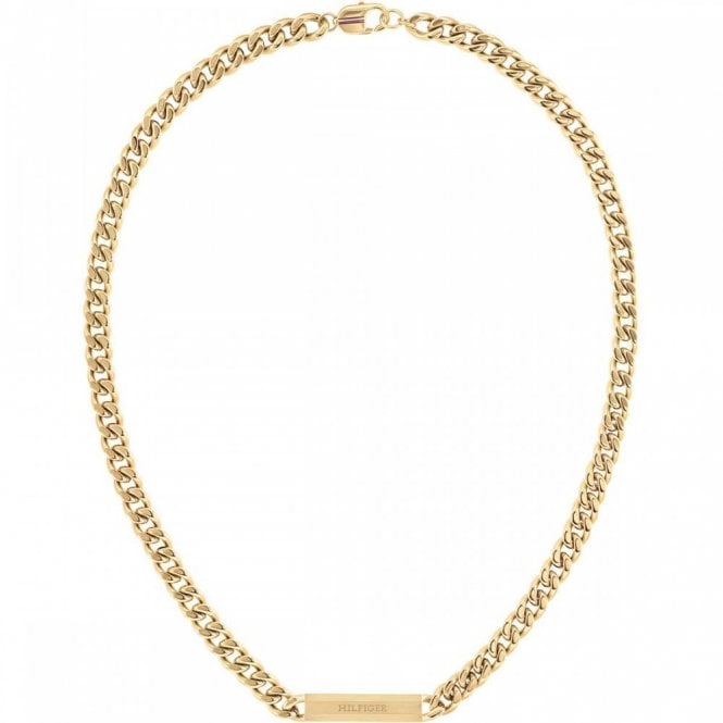 Men's Gold Plated Clash Necklace