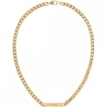 Men's Gold Plated Clash Necklace